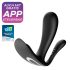 Satisfyer Top Secret Plus - smart 3-armet vibrator (sort)