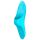 Satisfyer Teaser - genopladelig vandtæt finger-vibrator (turkis)