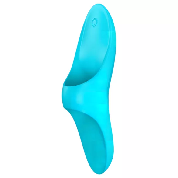 Satisfyer Teaser - fingervibrator med genopladeligt batteri - vandtæt - turkis