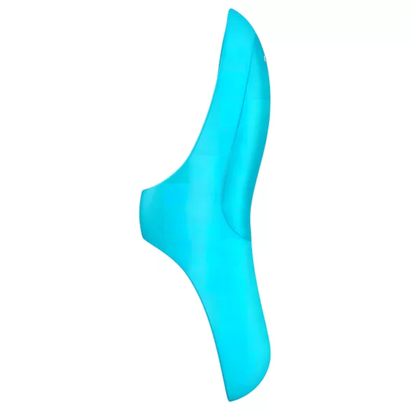 Satisfyer Teaser - fingervibrator med genopladeligt batteri - vandtæt - turkis