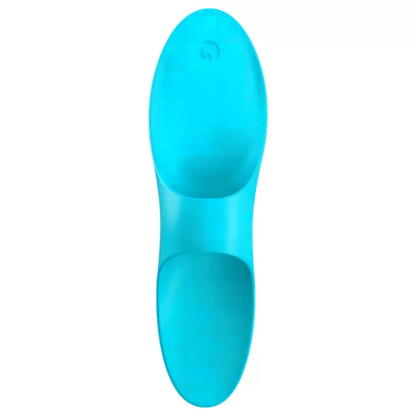 Satisfyer Teaser - fingervibrator med genopladeligt batteri - vandtæt - turkis
