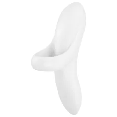   Satisfyer Bold Lover - fingervibrator - genopladelig, vandtæt - hvid