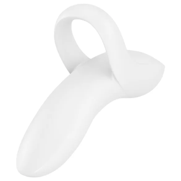 Satisfyer Bold Lover - fingervibrator - genopladelig, vandtæt - hvid