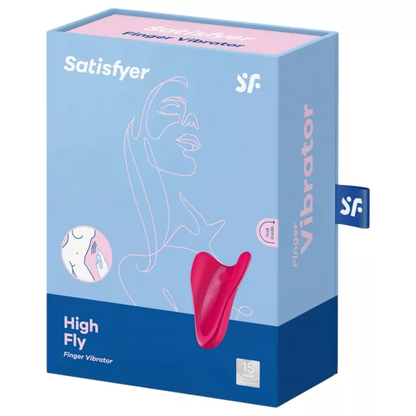 Satisfyer High Fly - genopladelig, vandtæt klitorisvibrator (pink)