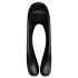 Satisfyer Candy Cane - vandtæt vibrator med to arme - genopladelig - sort