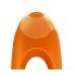 Satisfyer Candy Cane - genopladelig, vandtæt dual vibrator (orange)