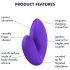 Satisfyer Love Riot - Genopladelig, vandtæt finger vibrator (lilla)