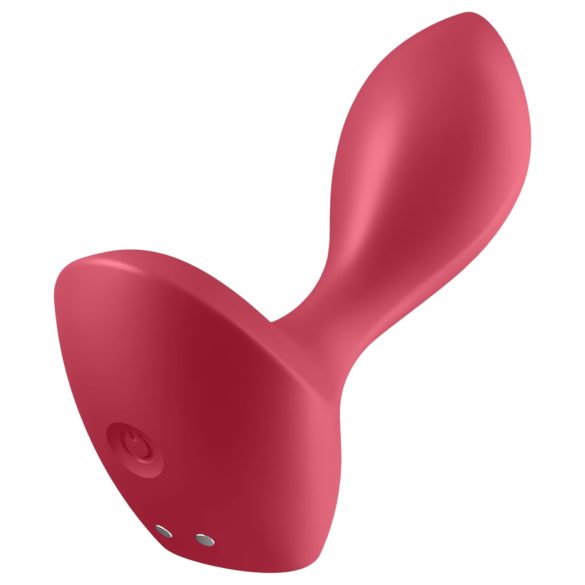 Satisfyer Backdoor Lover - Genopladelig, vandtæt anal vibrator (rød)