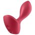 Satisfyer Backdoor Lover - Genopladelig, vandtæt anal vibrator (rød)