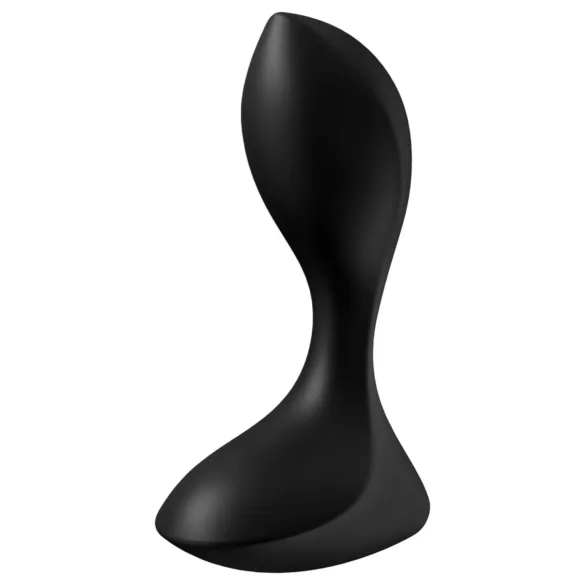 Satisfyer - analvibrator - genopladelig, vandtæt - sort
