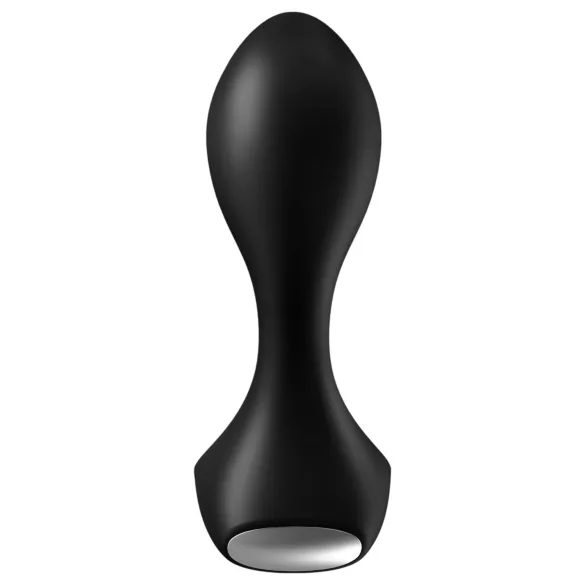 Satisfyer - analvibrator - genopladelig, vandtæt - sort