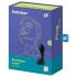 Satisfyer Backdoor Lover - genopladelig, vandtæt anal vibrator (sort)