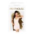 Penthouse Casual Seduction - blonde natkjole og g-streng (hvid) - L/XL