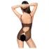 Penthouse Turned on - åben blondet bodystocking - sort - M/L