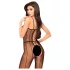 Penthouse Drop-Dead - netstribet åben bodystocking - sort - XL