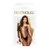 Penthouse Drop-Dead - netstribet åben bodystocking - sort - XL