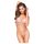 Penthouse Double Spice - blondeværk bh-sæt (nude) - L/XL