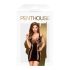 Penthouse Juicy Poison - sort stropløs minikjole (sort)