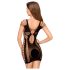 Penthouse Juicy Poison - sort stropløs minikjole (sort) - XL