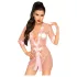 Penthouse Midnight Mirage - satin morgenkåbe og g‑strengetrusse (pink)