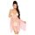 Penthouse - blonde babydoll med g-streng - pink - M/L