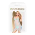 Penthouse Naughty Doll - lingerisæt - blondekjole og g-streng - blå - L/XL