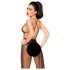 Penthouse Best Forplay - blondebody med tylsjæle (sort) - L/XL