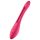 Satisfyer Elastic Joy - genopladelig, fleksibel parvibrator (rød)