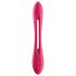 Satisfyer Elastic Joy - genopladelig, fleksibel parvibrator (rød)