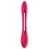 Satisfyer Elastic Joy - genopladelig, fleksibel parvibrator (rød)