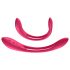 Satisfyer Elastic Joy - genopladelig, fleksibel parvibrator (rød)
