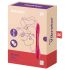 Satisfyer Elastic Joy - genopladelig, fleksibel parvibrator (rød)