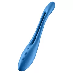 Satisfyer - parvibrator - fleksibel, genopladelig - blå