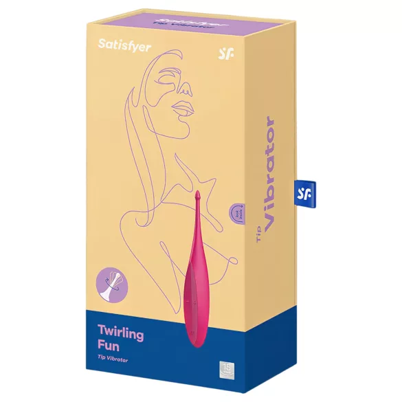 Satisfyer Twirling Fun - klitorisvibrator - genopladelig - vandtæt - pink