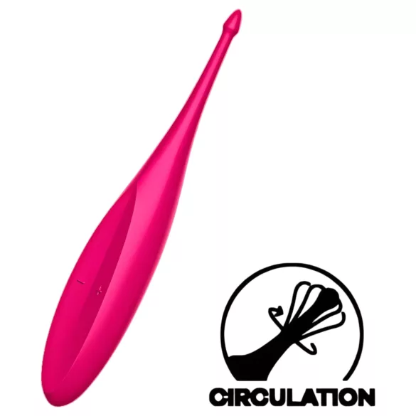 Satisfyer Twirling Fun - klitorisvibrator - genopladelig - vandtæt - pink