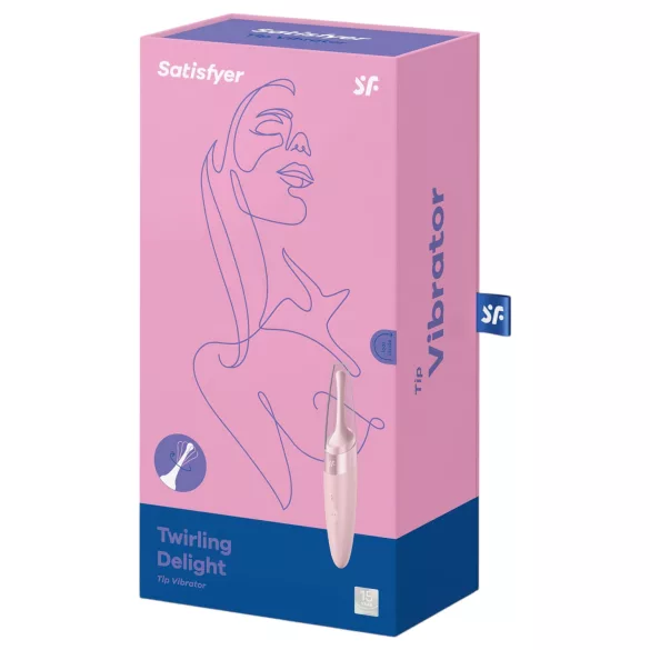 Satisfyer Twirling Delight - klitorisvibrator - vandtæt - pink