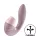 Satisfyer Supernova - 2i1 lufttryksvibrator med genopladelig batteri - pink