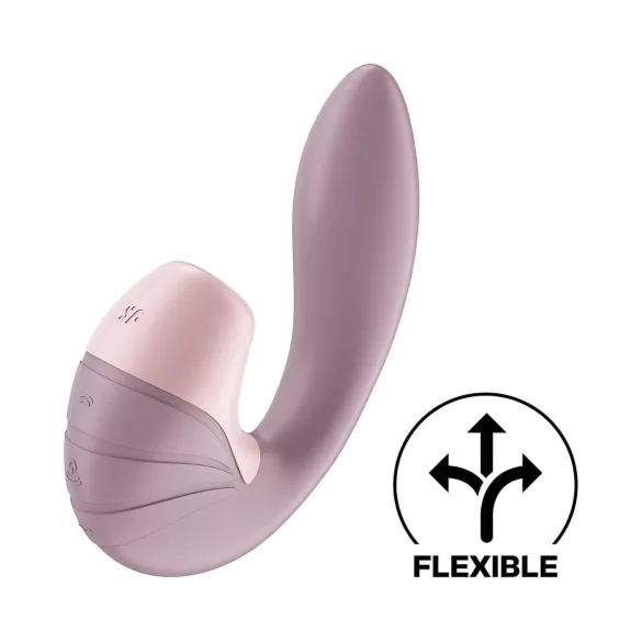 Satisfyer Supernova - 2i1 lufttryksvibrator med genopladelig batteri - pink