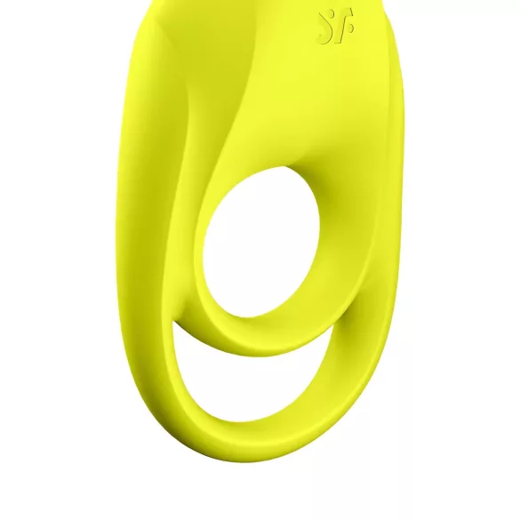 Satisfyer Spectacular - vandtæt, vibrerende penisring (gul)