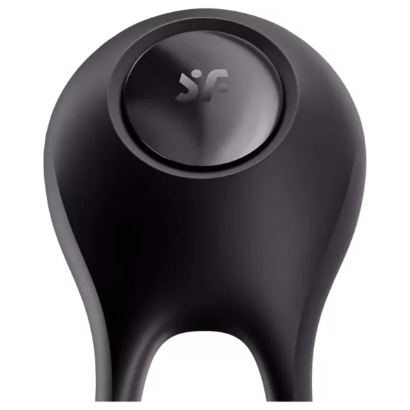 Satisfyer Majestic Duo - penisring med vibrator - genopladelig vandtæt - sort