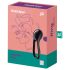 Satisfyer Majestic Duo - Genopladelig, vandtæt penisring (sort)