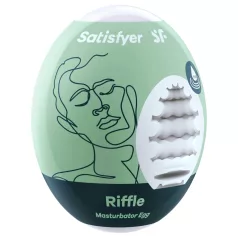 Satisfyer Egg Riffle - æg masturbator - onaniæg til mænd