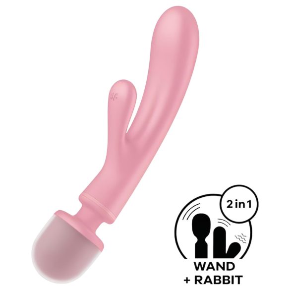Satisfyer Triple Lover - G-punkt og massage vibrator (pink)
