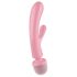 Satisfyer Triple Lover - G-punkt og massage vibrator (pink)
