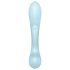 Satisfyer Triple Oh - genopladelig klitorisvibrator med arm (blå)