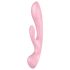Satisfyer Triple Oh - Genopladelig klitorisvibrator med arm (pink)