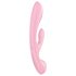 Satisfyer Triple Oh - Genopladelig klitorisvibrator med arm (pink)