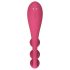 Satisfyer Tri Ball 1 - genopladelig, multifunktionel vibrator (rød)