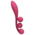 Satisfyer Tri Ball 1 - genopladelig, multifunktionel vibrator (rød)