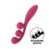 Satisfyer Tri Ball 1 - genopladelig, multifunktionel vibrator (rød)